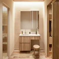 Mẫu tủ lavabo xu hướng mới cho phòng tắm sang trọng