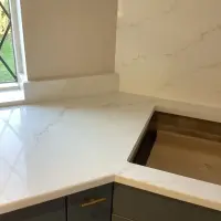 20+ mẫu đá ốp bếp thạch anh chuẩn phong cách Châu Âu