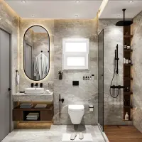 40+ mẫu phòng tắm hiện đại đẹp chuẩn resort 5 sao