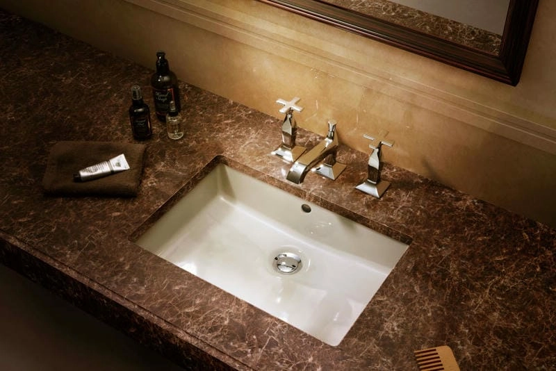 Bàn đá lavabo đẹp tạo điểm nhấn sang trọng