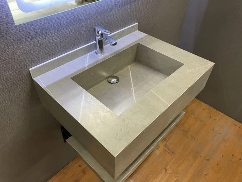 Bàn đá lavabo tối ưu không gian hiệu quả