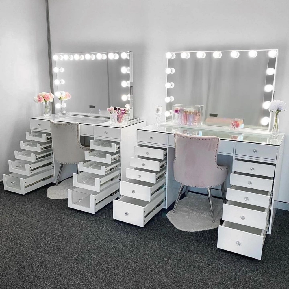 Tủ nhựa duy tân kết hợp bàn trang điểm tiện lợi