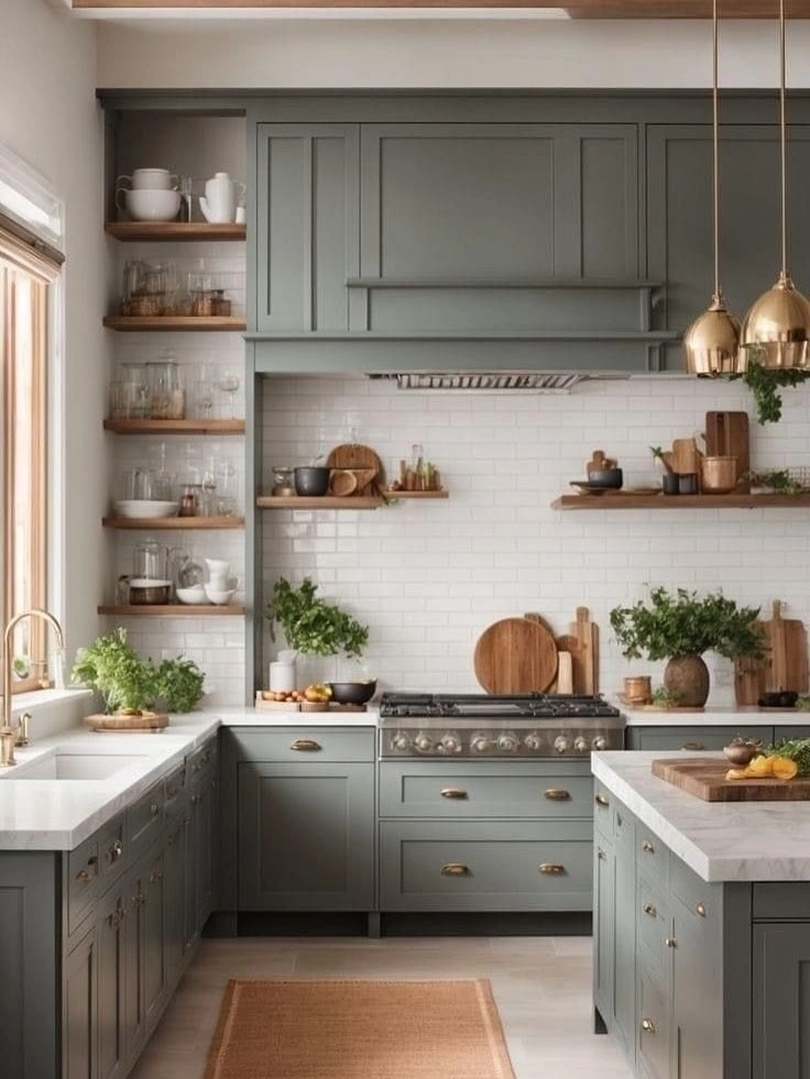 Mẫu bếp chữ l nhôm kính giả gỗ bền đẹp giá rẻ