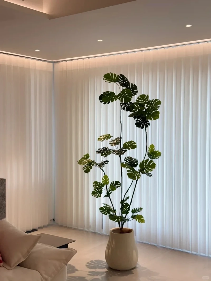 Hài hòa với nội thất nhờ cây cảnh phòng khách nội thất hiện đại