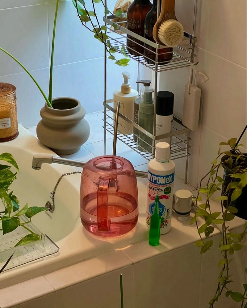 Thiết kế nhà tắm có cây xanh gần gũi thiên nhiên