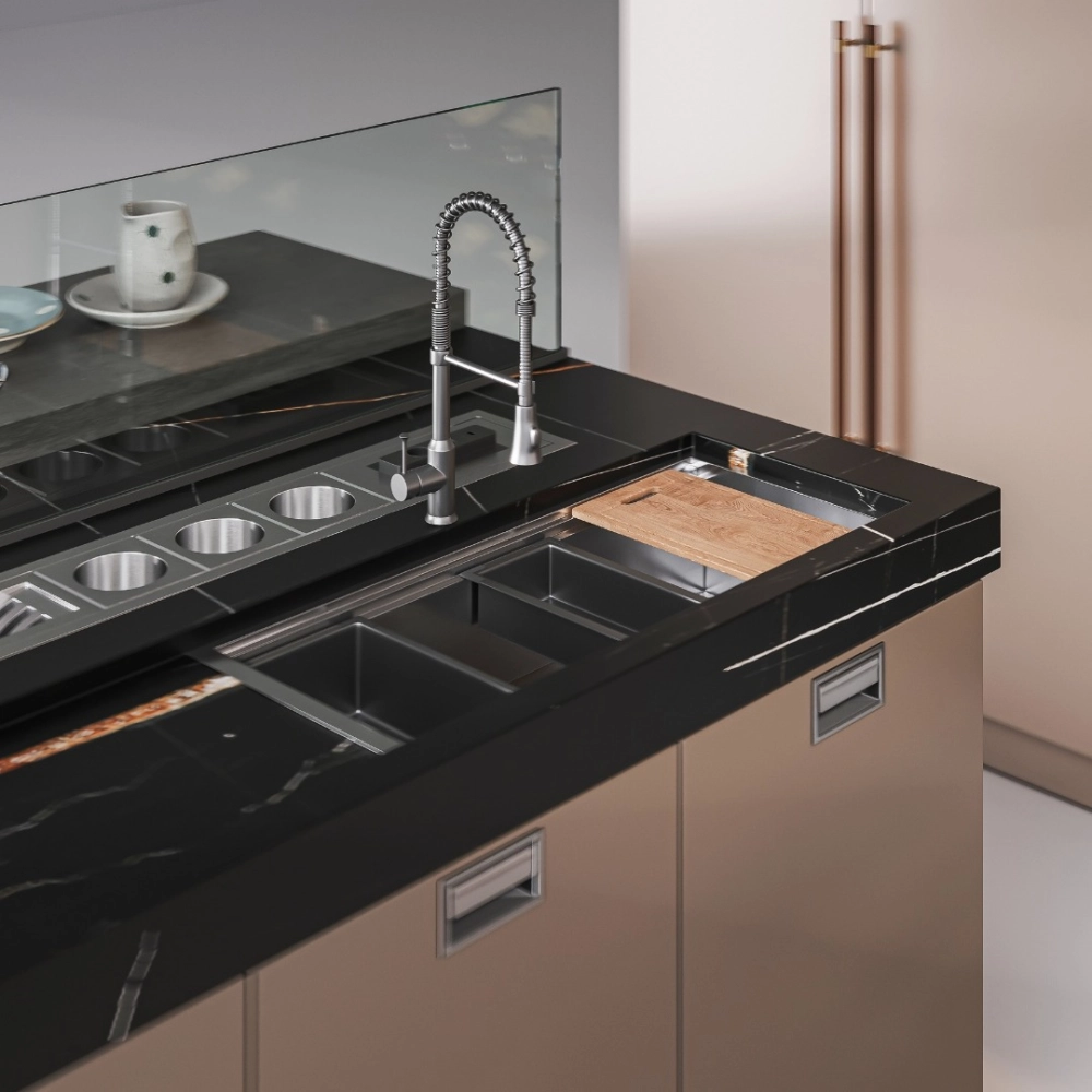 Tính năng vòi rửa bát xoay 360 độ linh hoạt