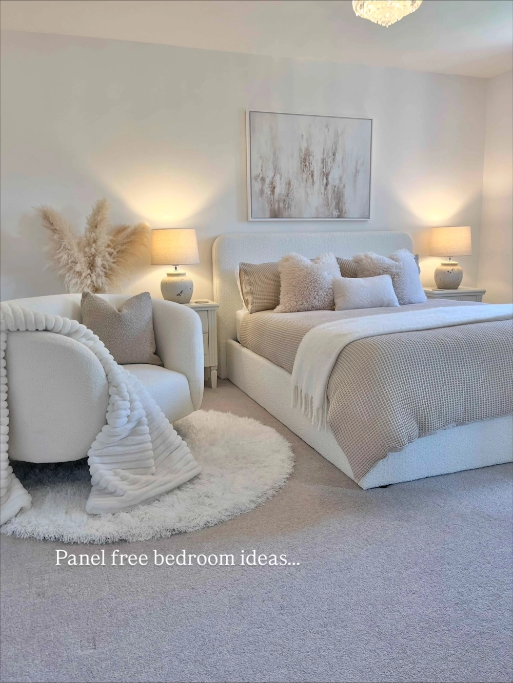 Bộ ba tranh treo tường phòng ngủ canvas tạo tính nghệ thuật