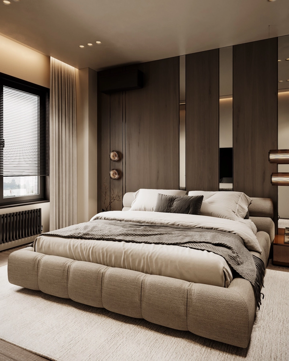 Mở rộng không gian thị giác nhờ gương đứng soi toàn thân viền gỗ