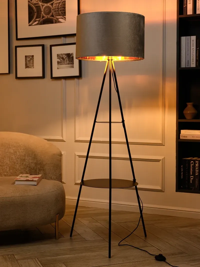 Tham khảo ảnh đèn cây đứng trang trí nội thất sang trọng