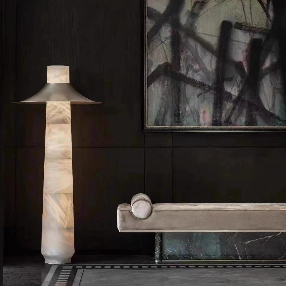 Đèn ngủ decor phòng vintage chất liệu mây tre