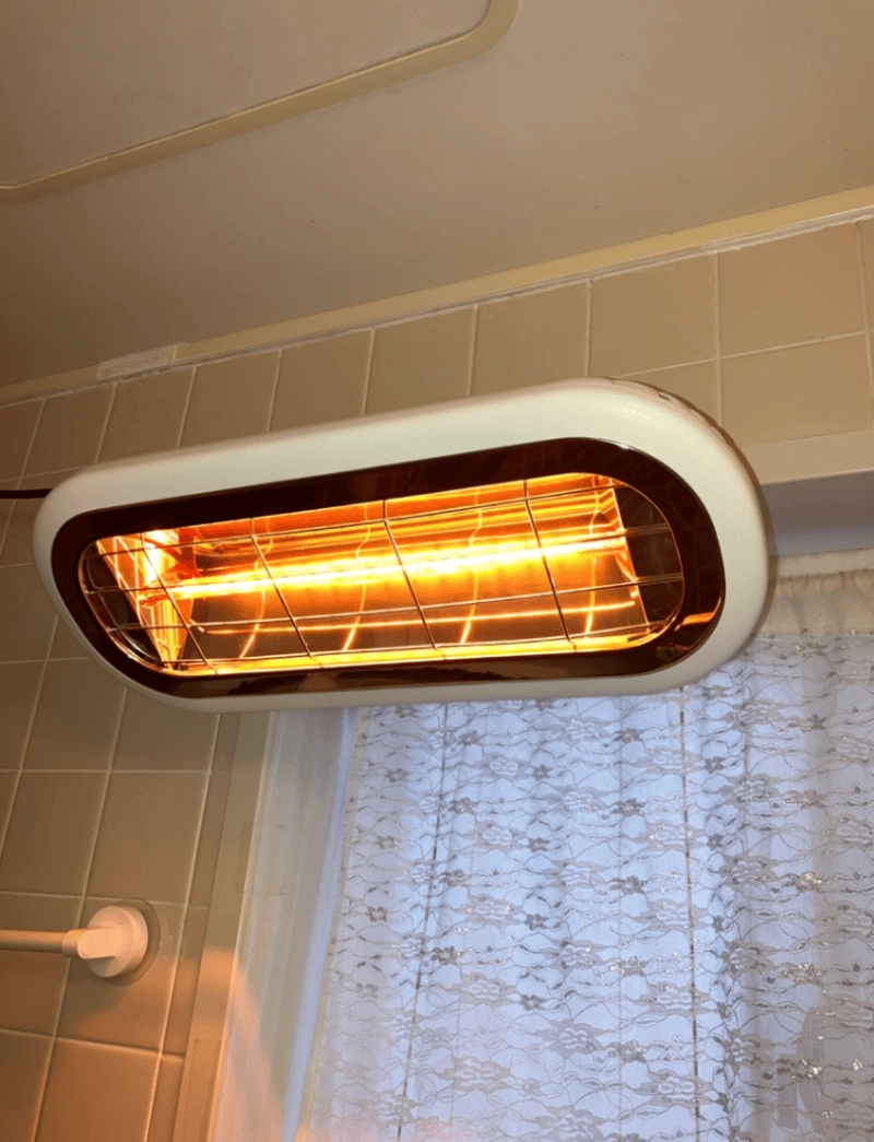 Đèn sưởi nhà tắm hiện đại gọn gàng thẩm mỹ