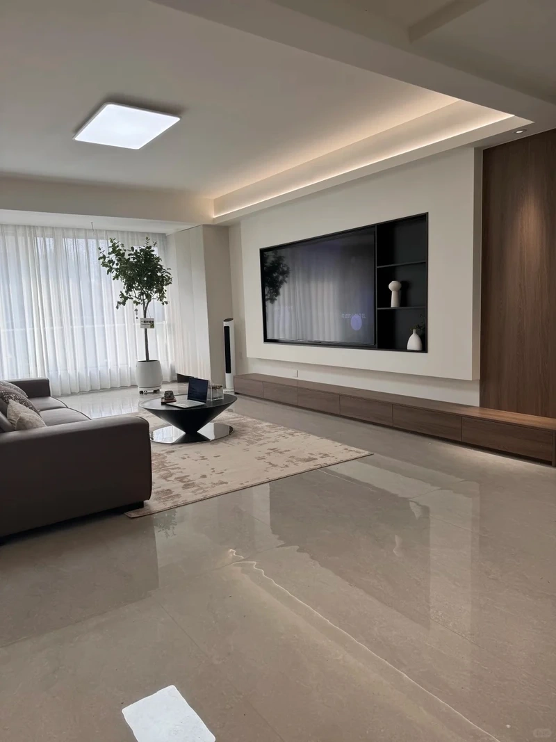 Tiện lợi và gọn gàng với gạch lát nền phòng khách dễ vệ sinh