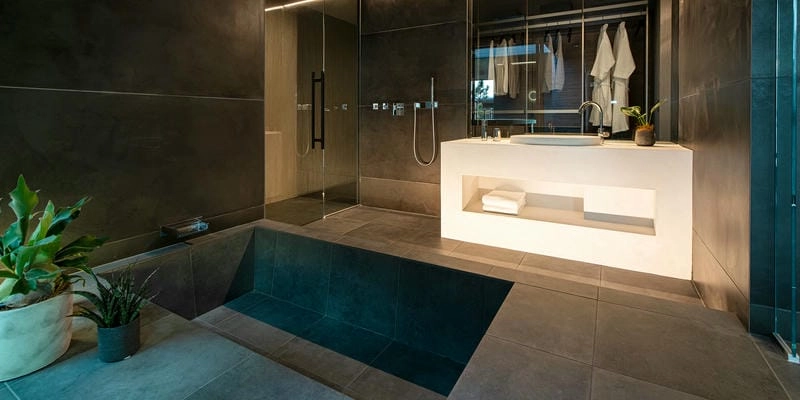 Mẫu gạch toilet đẹp tinh giản mà sang