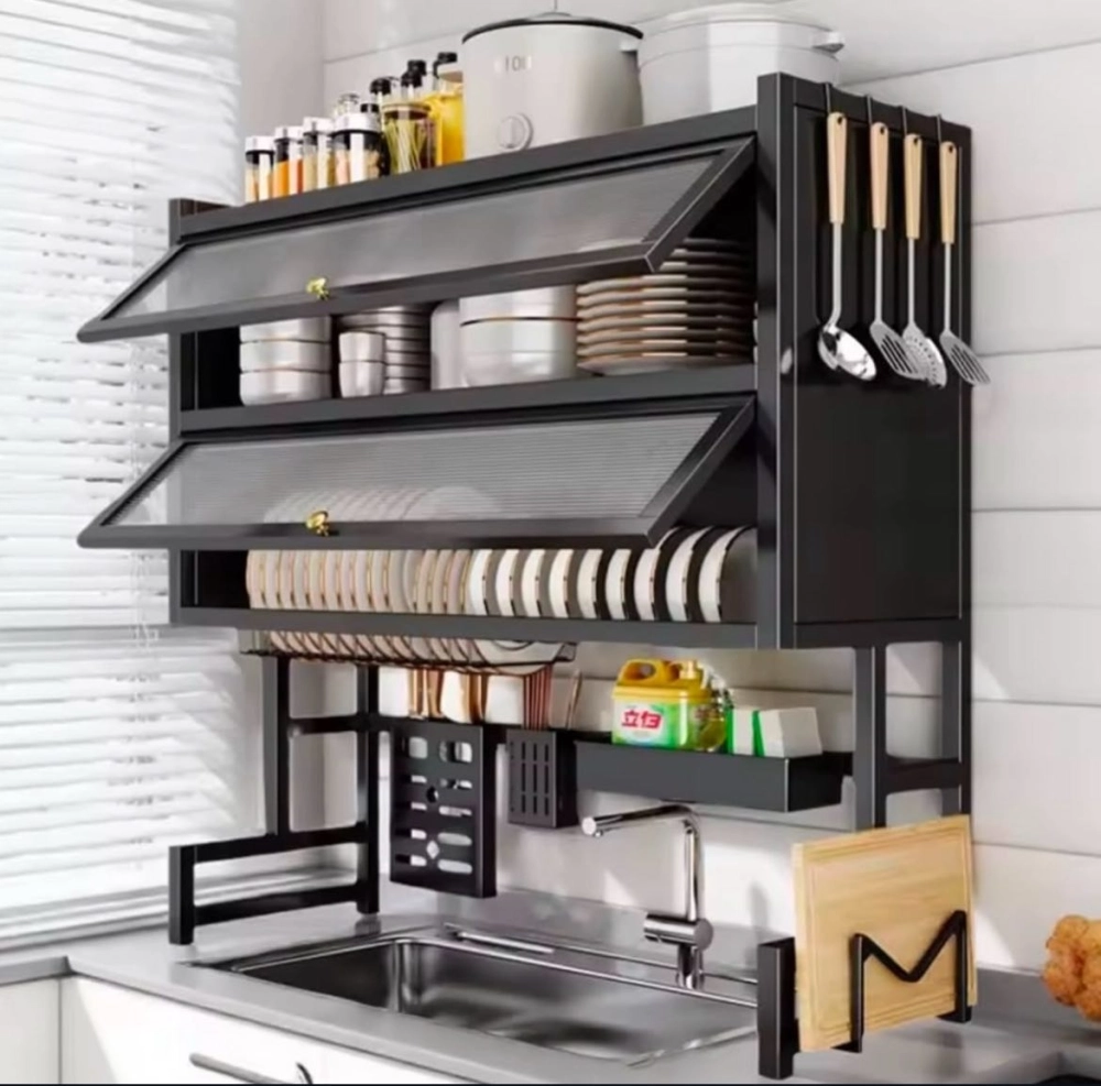 Chi tiết kích thước giá bát nâng hạ phù hợp khoang tủ tiêu chuẩn