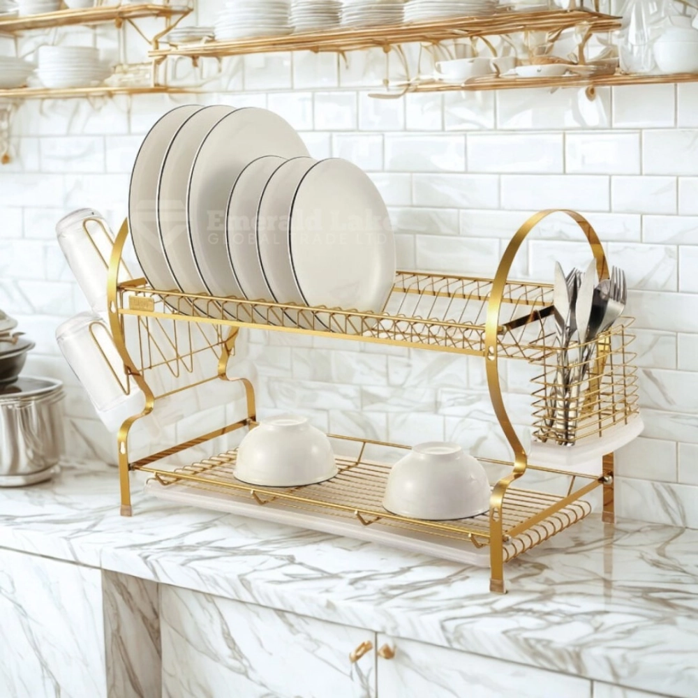 Giá bát đĩa tủ trên kết hợp tay nâng cánh tủ hiện đại