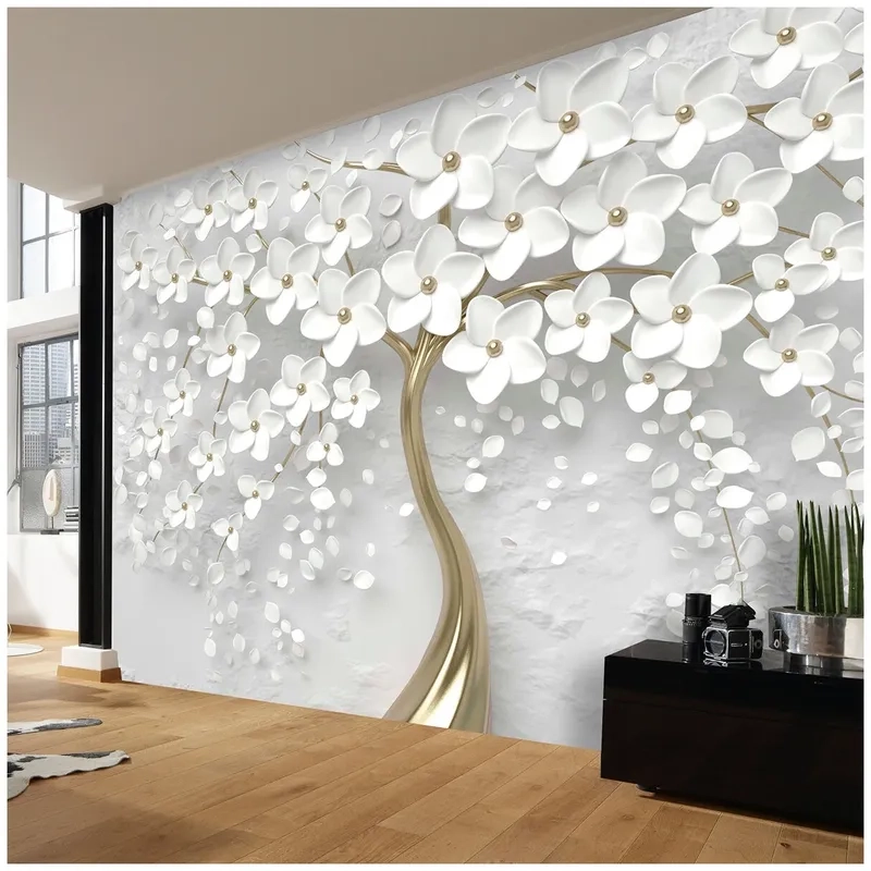 Biến tường thành gallery với ảnh giấy dán tường nghệ thuật