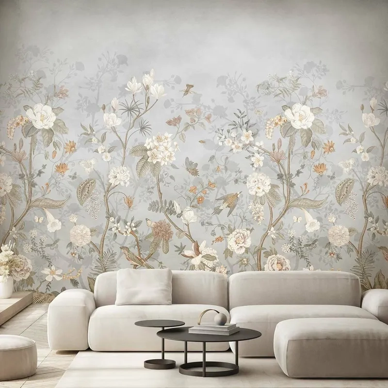 Tường độc đáo với ảnh giấy dán tường mosaic