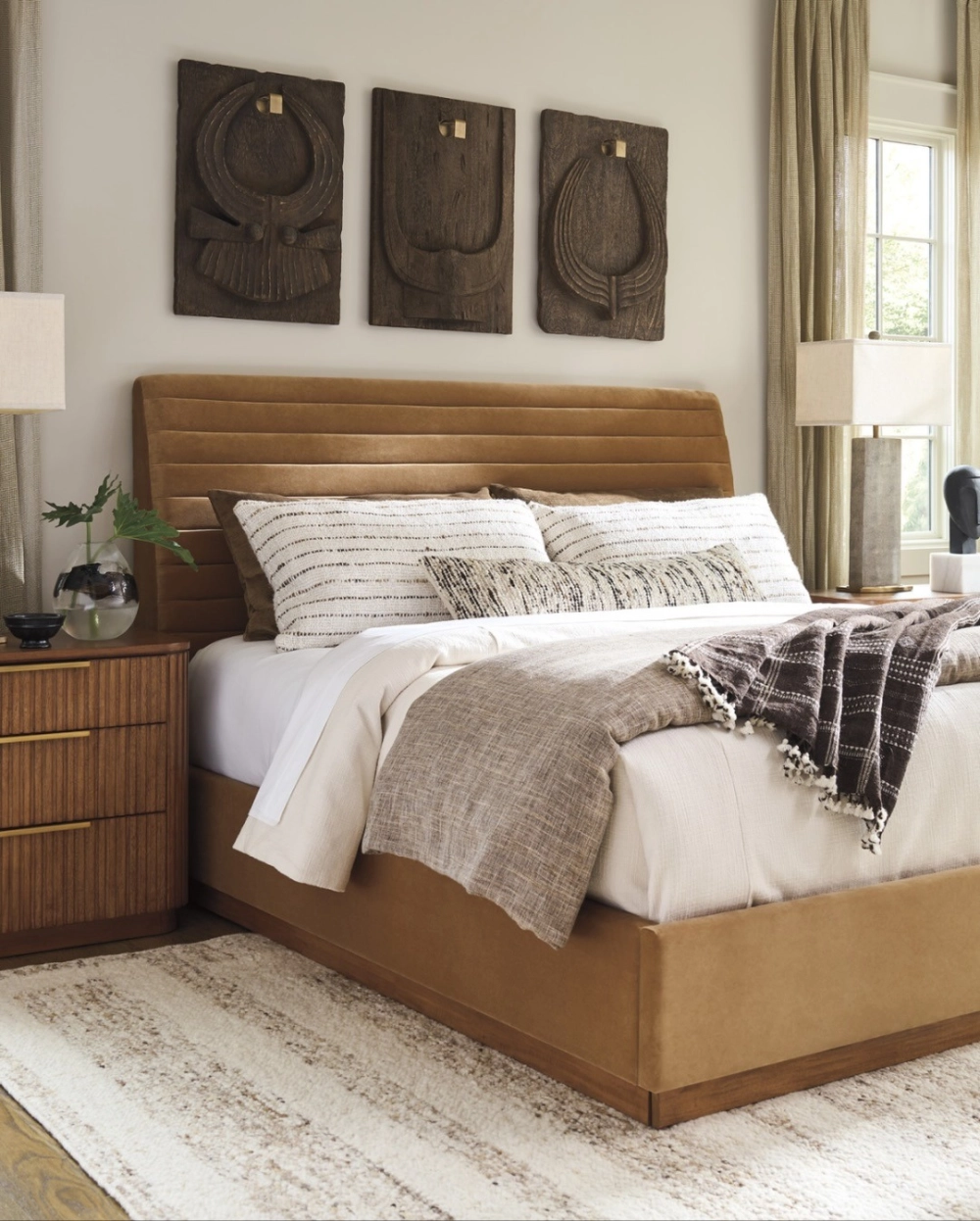 Giường bọc nỉ khung sắt sơn tĩnh điện bền đẹp