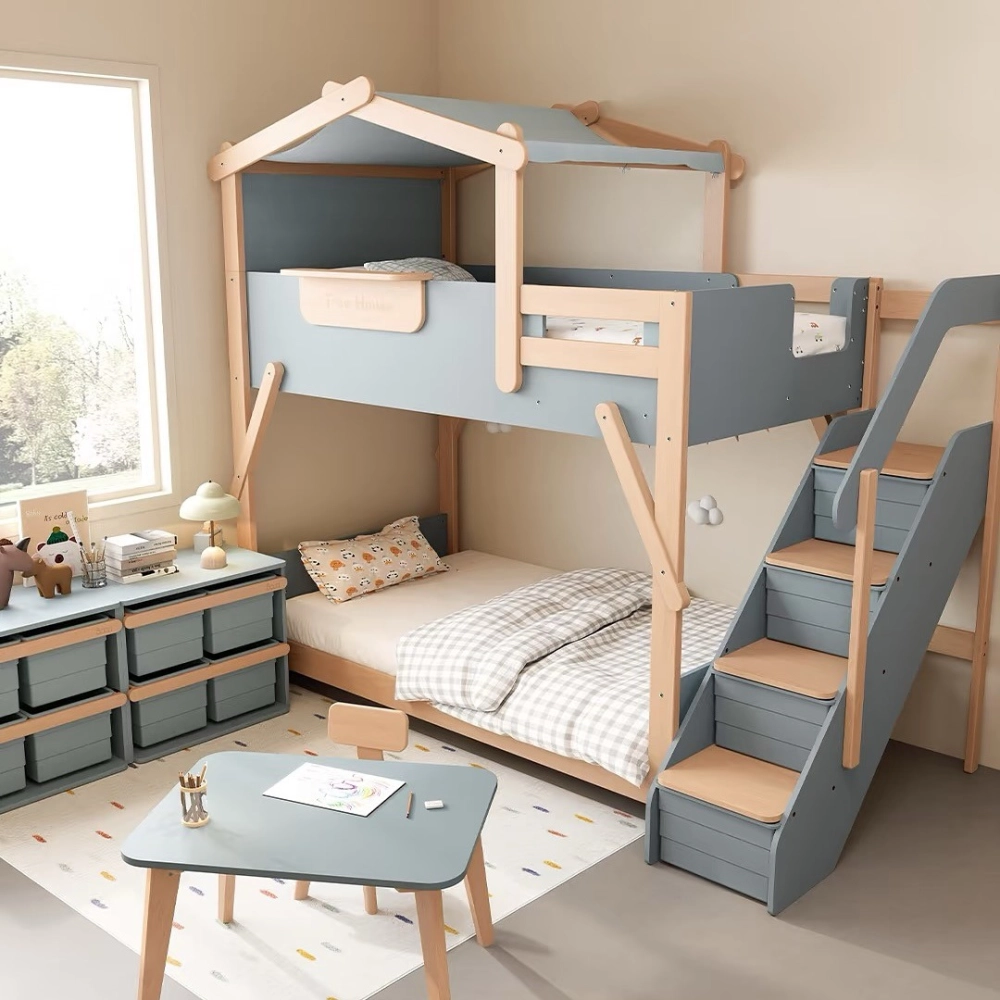 Khung giường tầng sắt lắp ghép tiện lợi