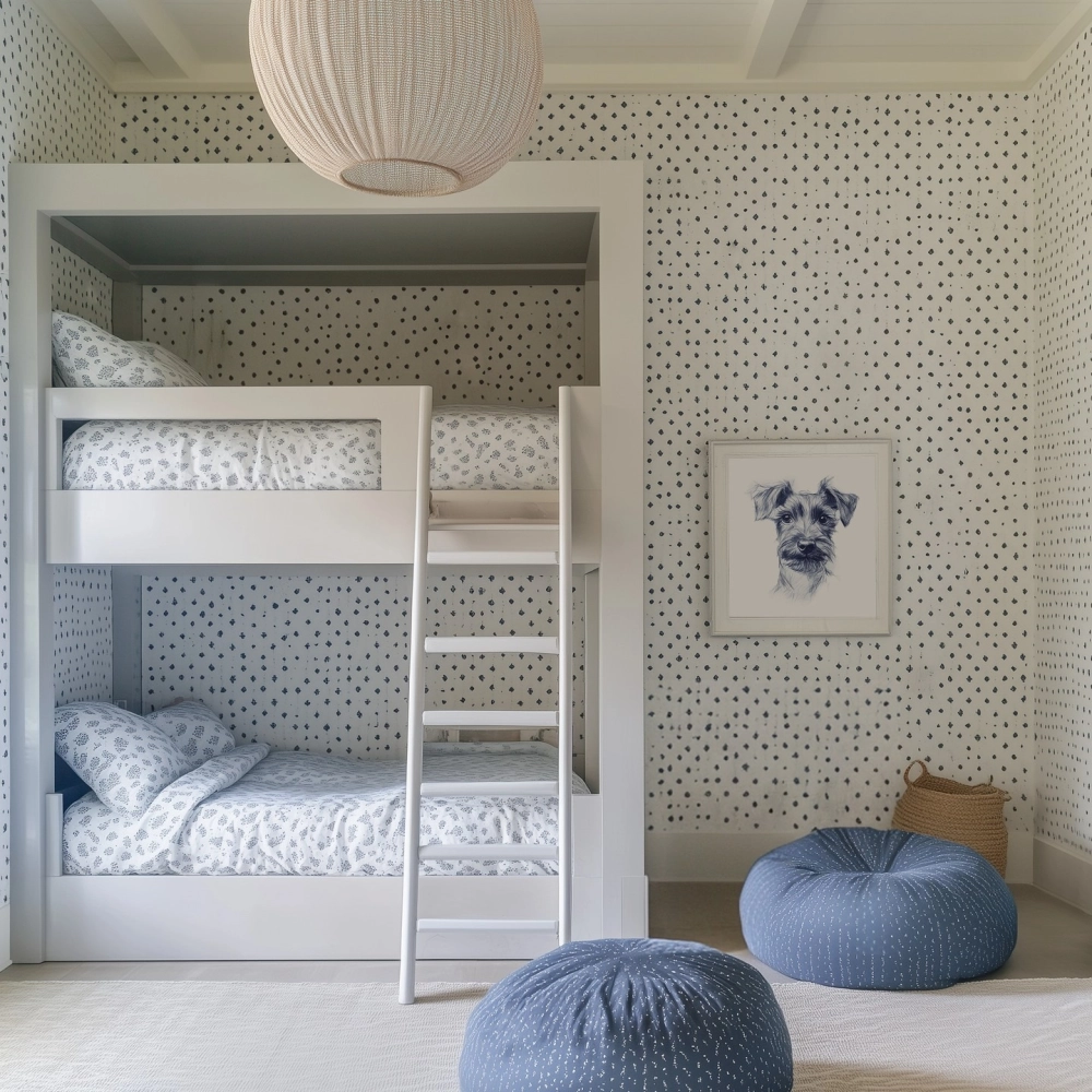 Giường tầng gỗ tự nhiên bền đẹp sang trọng