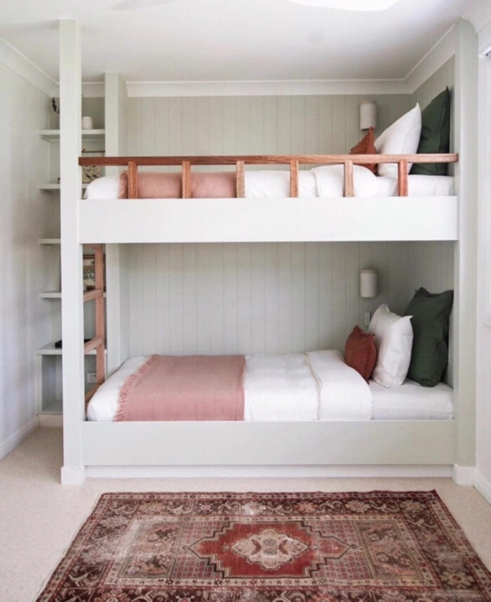 Giường tầng trẻ em có cầu trượt vui nhộn