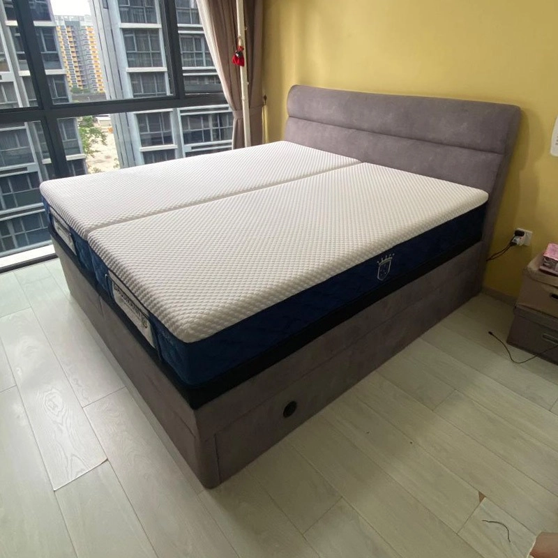 Mẫu giường gấp thông minh ẩn tủ hiện đại giúp tiết kiệm diện tích tối đa