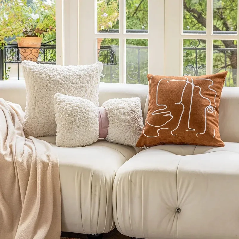 Tạo điểm nhấn thẩm mỹ với ảnh gối tựa sofa thẩm mỹ