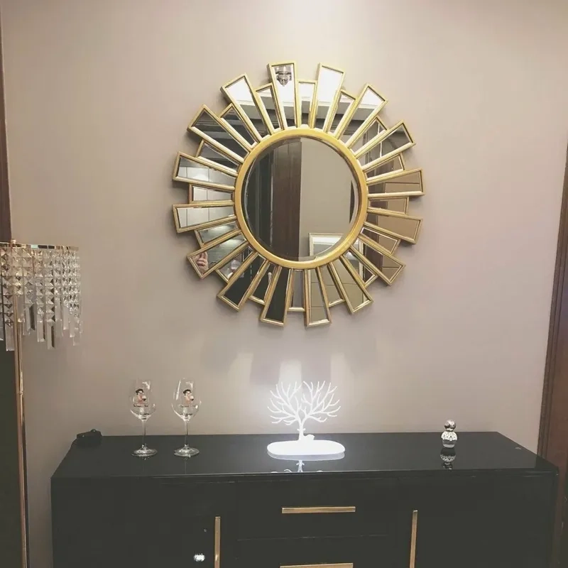 Tạo không gian thư giãn với ảnh gương decor phòng ngủ tinh tế