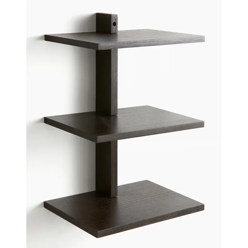 Tối ưu không gian với ảnh kệ gỗ treo tường đa ngăn