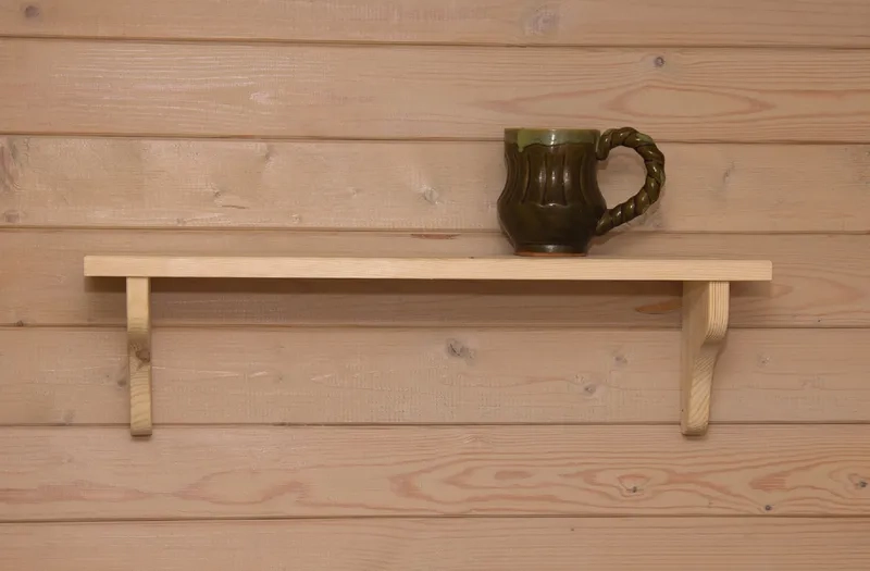 Thêm sức sống với ảnh kệ gỗ treo tường với cây xanh trang trí