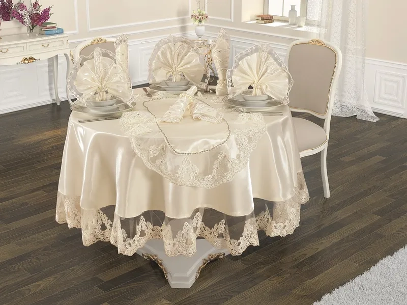 Làm đẹp bàn ăn mỗi ngày với ảnh khăn trải bàn bàn ăn