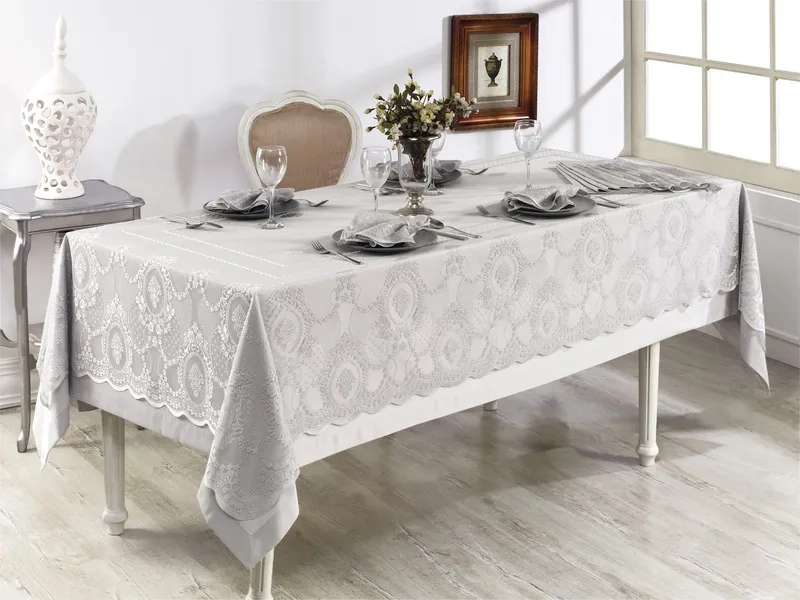 Mang nét châu Âu vào bàn ăn với ảnh khăn trải bàn phong cách châu âu