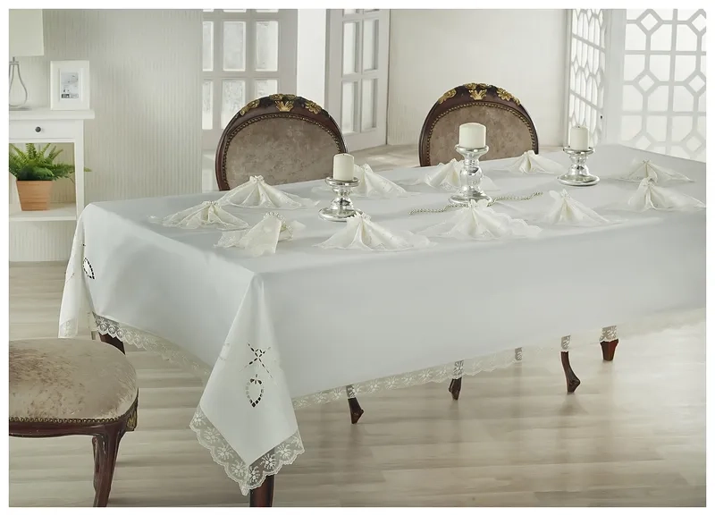 Tôn vinh thẩm mỹ bàn ăn với ảnh khăn trải bàn nghệ thuật