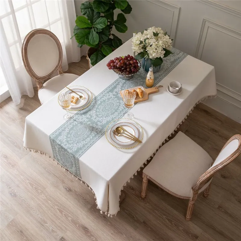 Làm mới không gian sống với ảnh khăn trải bàn không gian sống