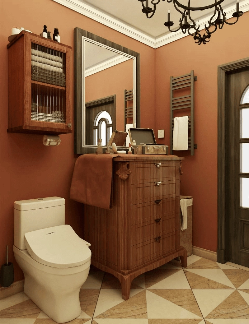 Trang trí nhà vệ sinh sáng tạo sạch sẽ cuốn hút