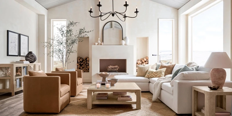 Liền bếp tiện nghi cùng nội thất phòng khách liền bếp