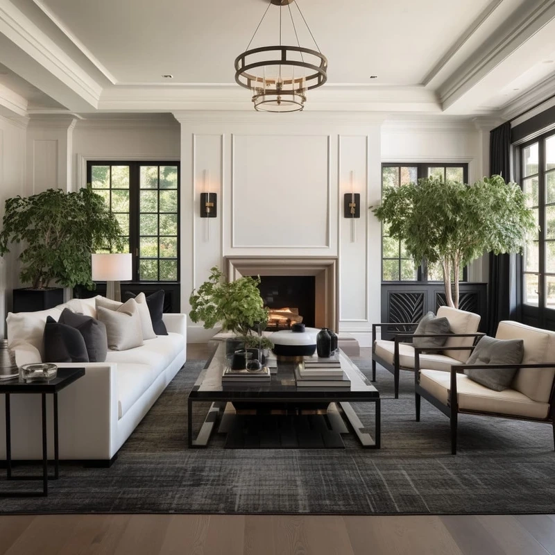 Ánh sáng hoàn hảo nhờ nội thất phòng khách ánh sáng đẹp