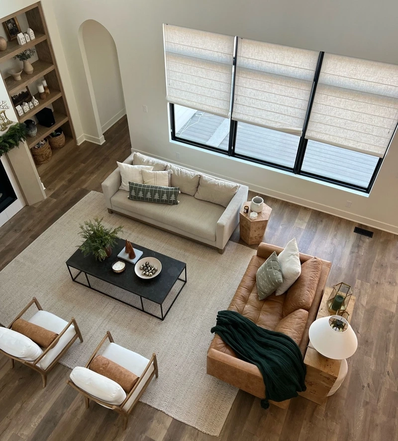 Tối giản tinh tế với phòng khách hiện đại tối giản