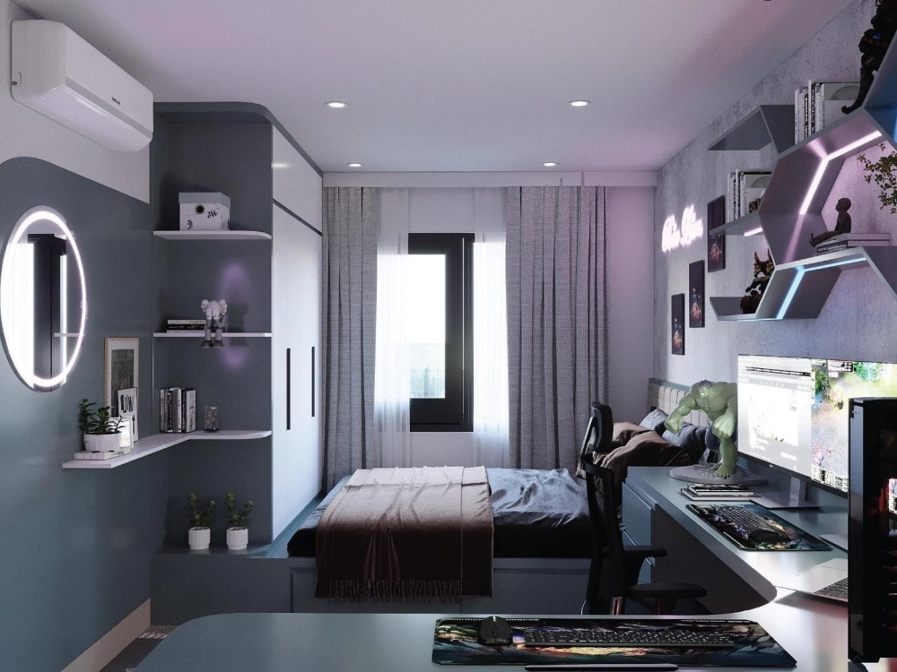 Nội thất thông minh trong thiết kế phòng ngủ đẹp diện tích nhỏ