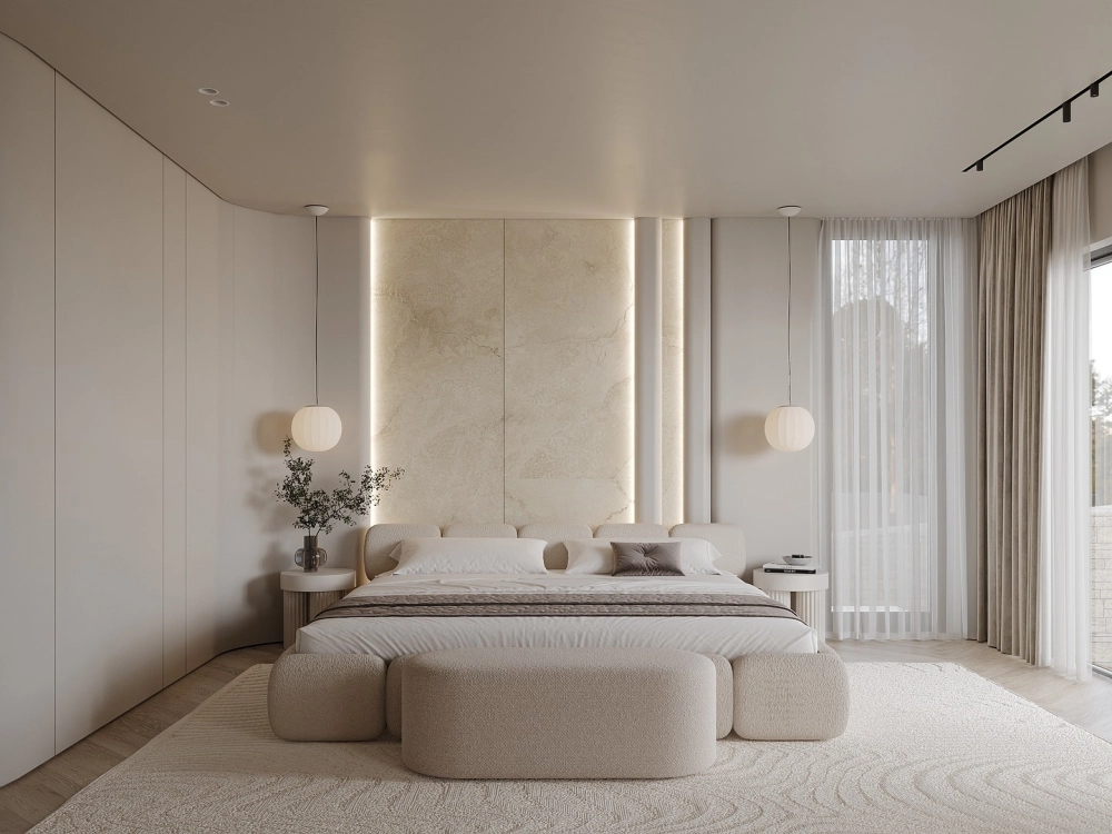 Mẫu thiết kế phòng ngủ chung cư hiện đại tối ưu diện tích sử dụng