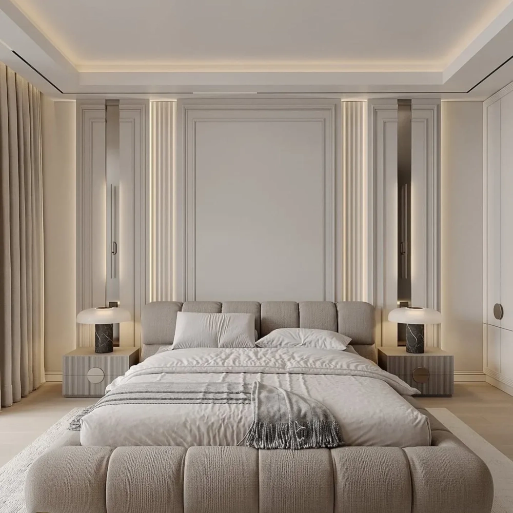 Góc làm đẹp với bàn trang điểm hiện đại nhỏ gọn và tiện dụng