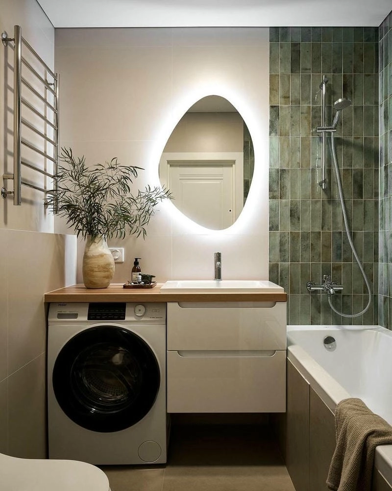 Phòng tắm nhỏ đẹp thẩm mỹ hài hòa công năng