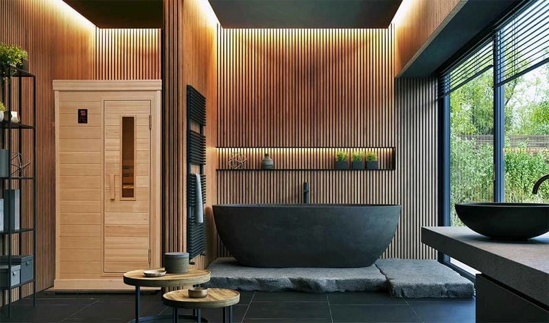 Phòng xông hơi gia đình cho nhà ở tiện lợi lâu dài