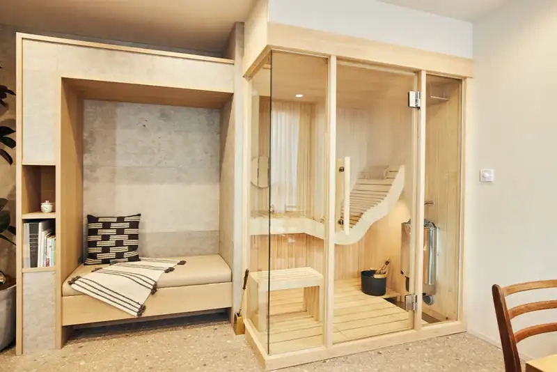 Phòng xông hơi gia đình biệt thự thể hiện đẳng cấp sống