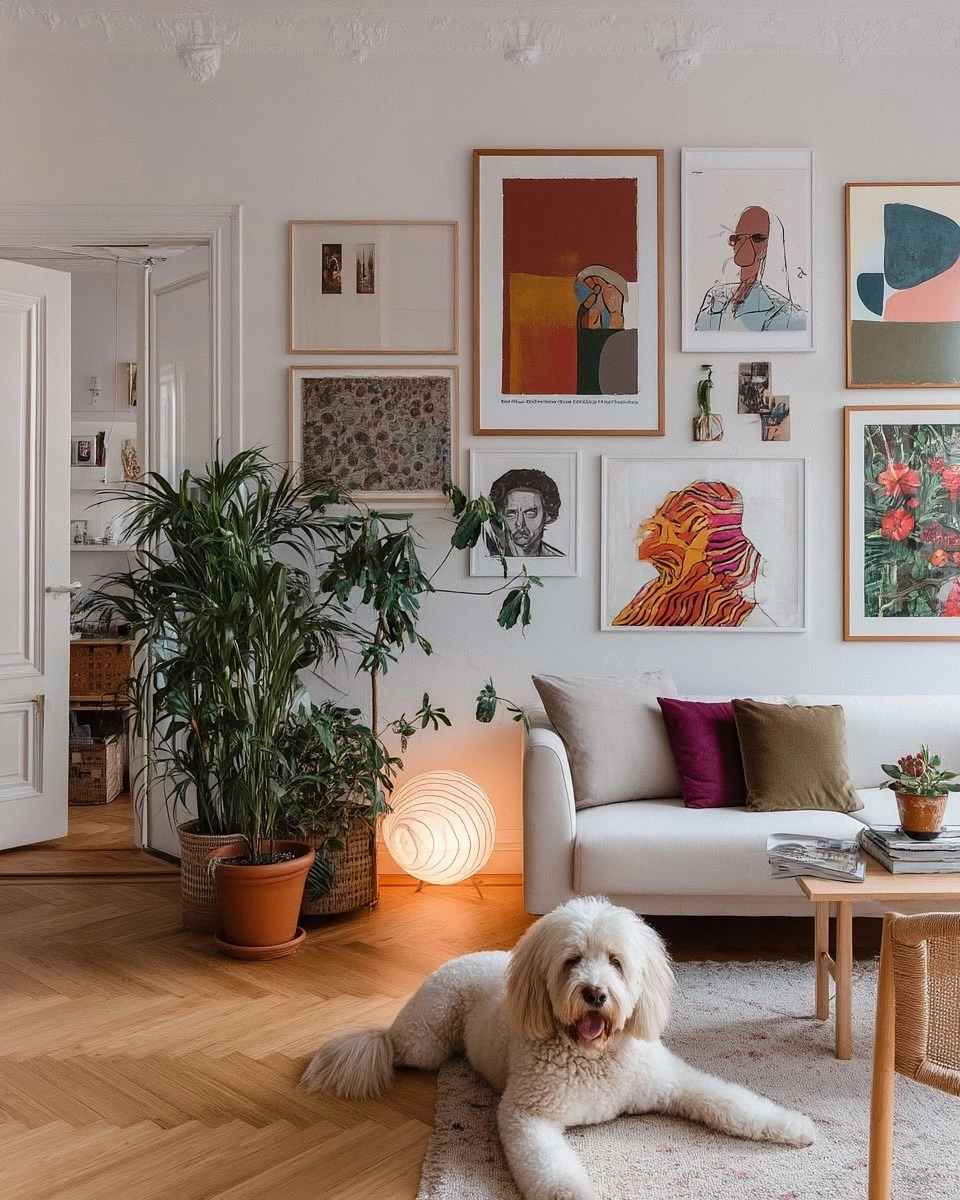 Cận cảnh vân gỗ của sàn gỗ phòng ngủ An Cường với độ sắc nét cao