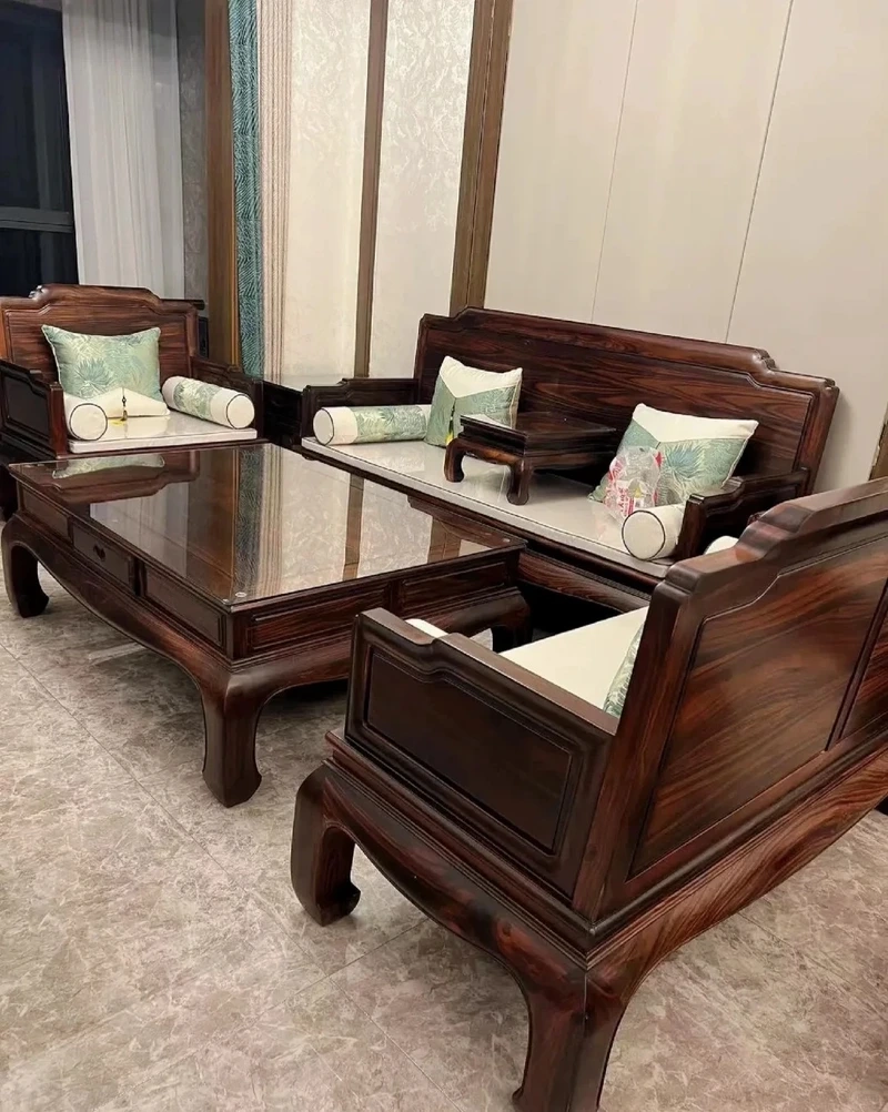 Tự nhiên và chắc chắn nhờ sofa gỗ sồi