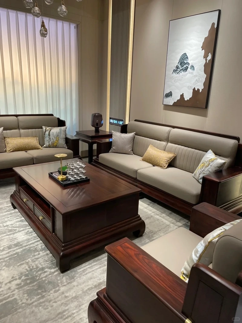 Thoải mái tối đa với sofa gỗ kết hợp nệm