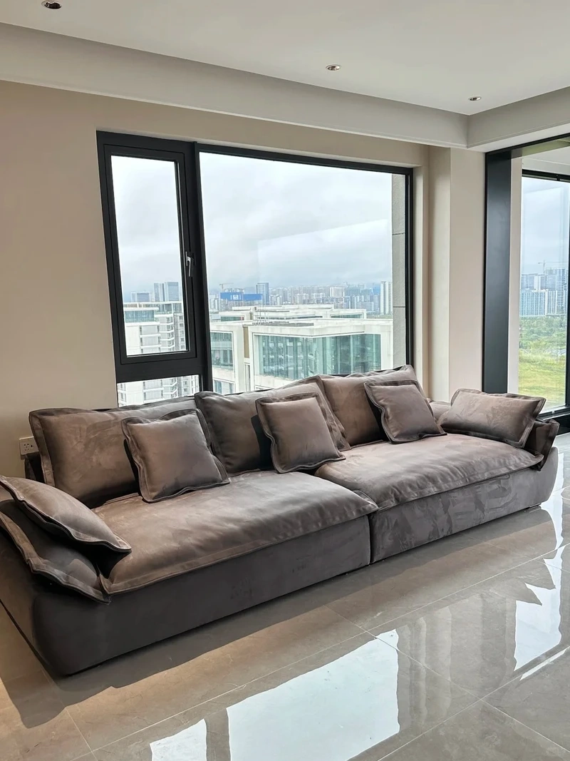 Gọn gàng và tiện nghi nhờ sofa nỉ chữ i