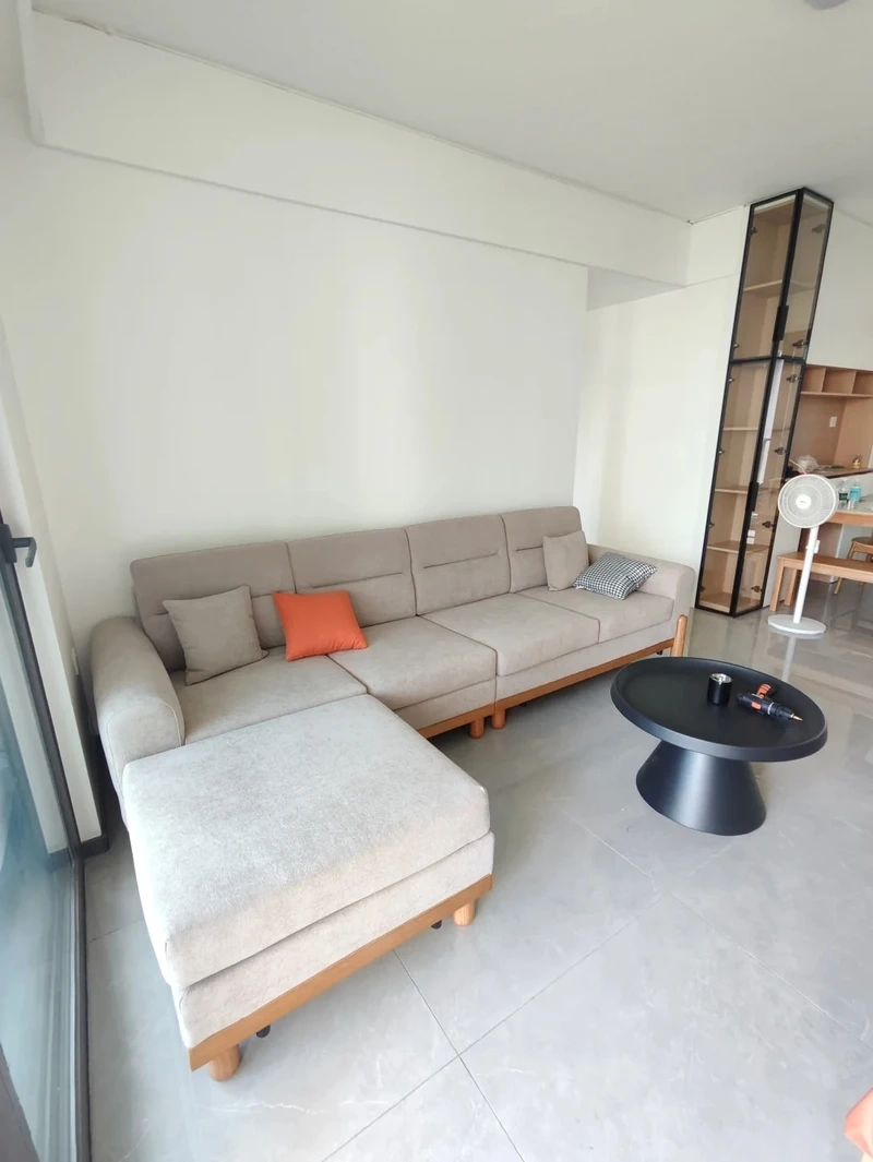 Phong cách năng động cùng sofa nỉ trẻ trung