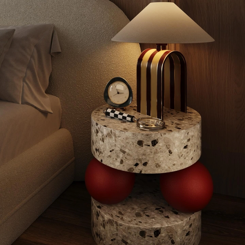 Kệ tab đầu giường nhỏ gọn đặt đèn ngủ và sách